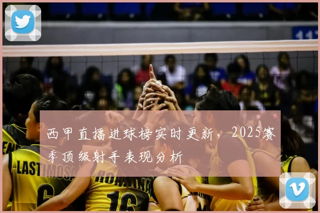 西甲直播进球榜实时更新，2025赛季顶级射手表现分析