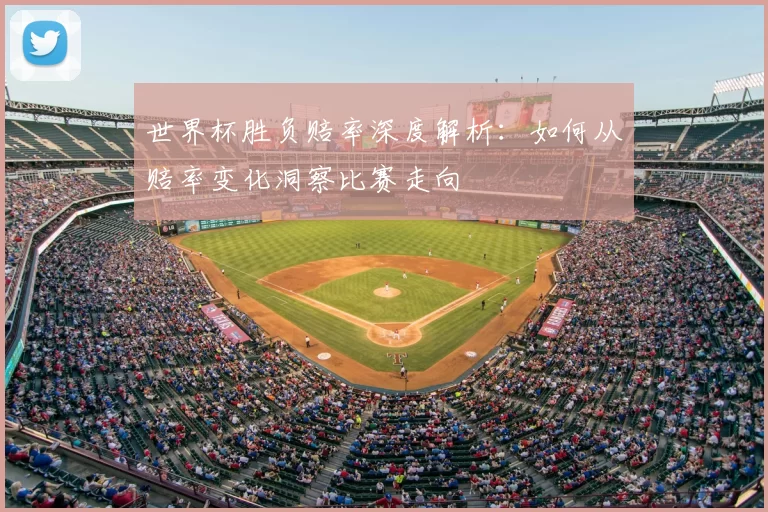 世界杯胜负赔率深度解析:如何从赔率变化洞察比赛走向